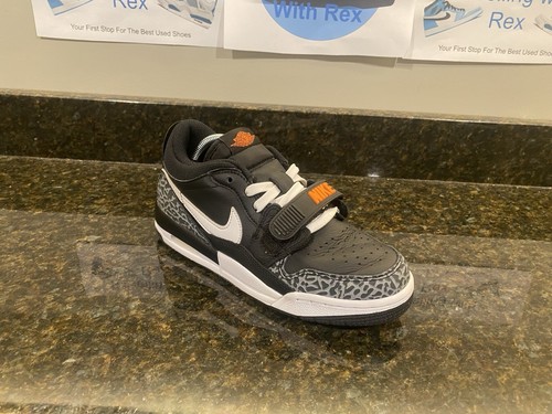 Taglia 5.5Y Air Jordan Legacy 312 Low Nero Bianco Sicurezza Arancione