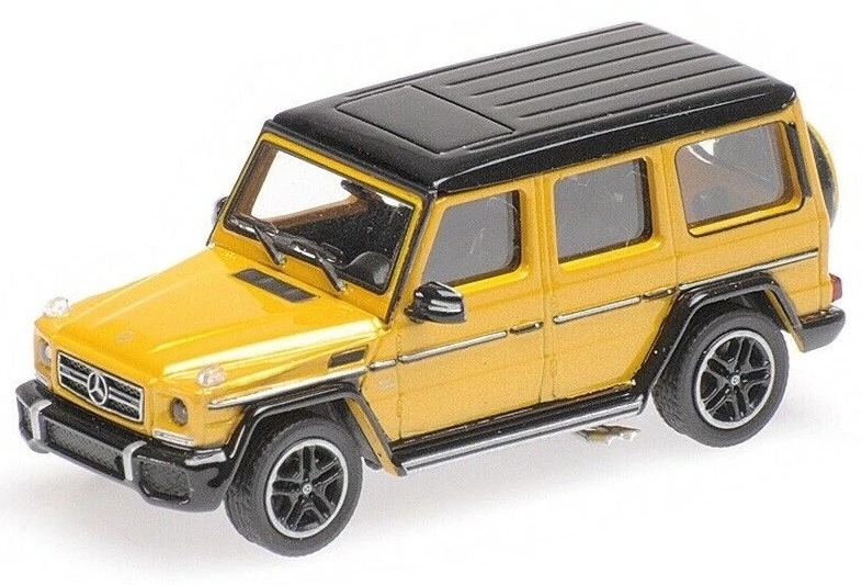 MINICHAMPS, MERCEDES BENZ AMG G65 2015 tetto giallo nero, 1/87,  MNC870037001 - Immagine 1 di 1