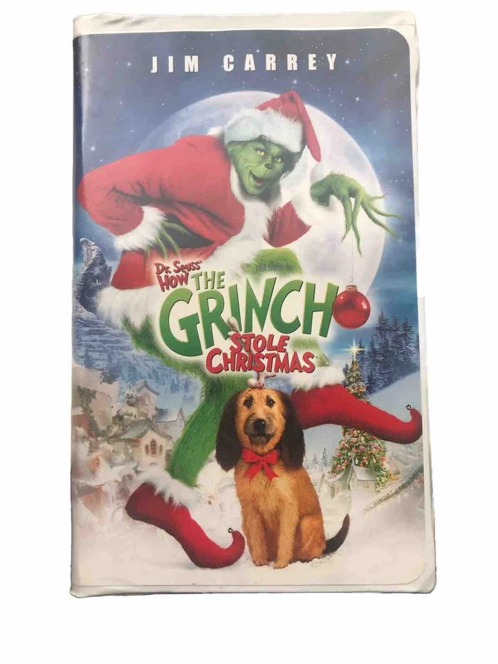 Dr.Seuss How The Grinch Stole Christmas VHS Jim Carrey Molly Shannon 2002 - Image 1 of 1