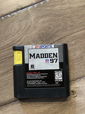 Madden NFL '97 (Sega Genesis, 1997) CART ONLY - Image 1 of 3