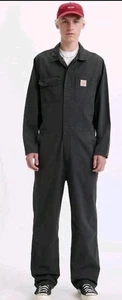 Levi's Workwear Men’s Stay Loose Coveralls Jumpsuit Sz. 2XL NEW A62110001 Gray - Picture 1 of 3