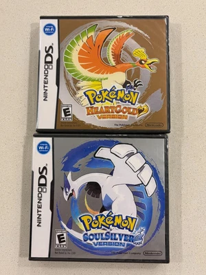 POKEMON HEARTGOLD + SOULSILVER - NINTENDO DS - NEW SEALED - Image 1 of 4