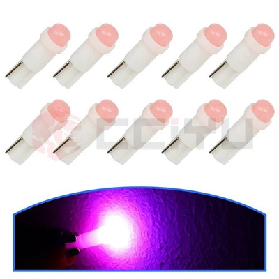 10x 37 73 74 T5 Rosa Panel de Instrumentos Cuadro Medidor Tablero Bombilla LED Para Toyota Foto 1 de 4