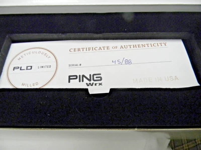 NEW IN BOX 1988 PING PLD PAL LIMITED EDITION WRX PUTTER NUMBER 45 OF 88 W COA - Image 1 of 4