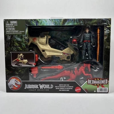 Juego de figuras de acción Jurassic World Legacy Collection Reimagined Chopper Chase Pack Foto 1 de 4