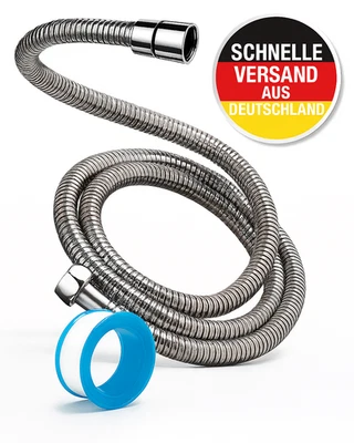 1,5m Edelstahl Duschschlauch Verlängerung – Flexibel, Langlebig, Universal G1/2" - Bild 1 von 4