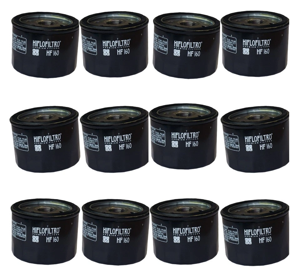Filtro de aceite HF160 - negro - paquete de 12 para 05-16 BMW F/S/K/R 650-1300 Foto 1 de 4
