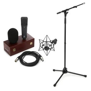 Neumann U 87 Ai Set Large-Diaphragm Condenser Microphone with Stand - Matte - Picture 1 of 1