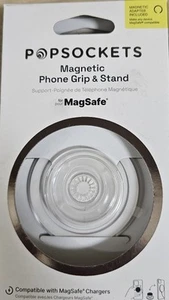 Popsockets- Magnetic MAGSAFE Phone Grip & Stand Clear with Swapable Top - Picture 1 of 3