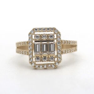 Ring 585 Gold 14 Kt Gelbgold Neuware Damen Gr. 55 Wert 570,- - Bild 1 von 6