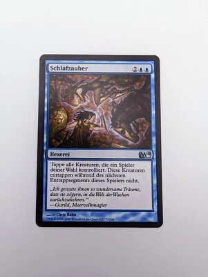 SLEEP Magic the Gathering 2010 Core Set German DE Schlafzauber - Image 1 of 2