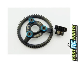 Steel Pinion and Spur Gear Set (18T/58T 32P)(Blue) - Traxxas STE258 - Picture 1 of 1