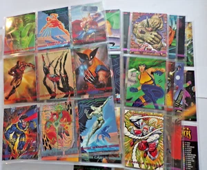 1993 Marvel Masterpieces~ Complete 90 Card Base Set w/Set of 8 Etch Cards - Imagen 1 de 2