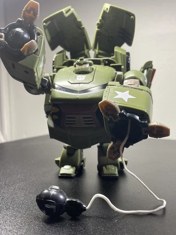 Transformers Animated BULKHEAD Voyager Class Figure Hasbro 2008!! Rare Clean Cover