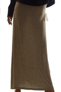 Falda Suave Larga Gris Primavera Verano Elastizada para Mujer Mediana 8 9 10 Grande NUEVA - Imagen 1 de 1