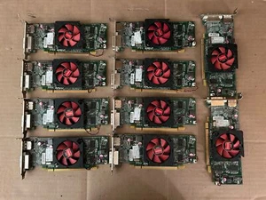 Lot of 10 Dell 0WH7F AMD Radeon HD6450 1GB Graphics Card PCIe DVI DP Low Profile - Picture 1 of 6