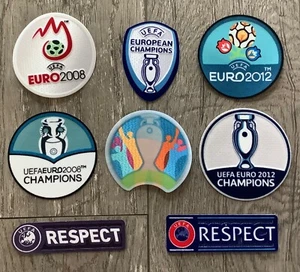 UEFA EURO Champions + Respect Patch Badge Distintivo Parche For Spain España - Picture 1 of 15