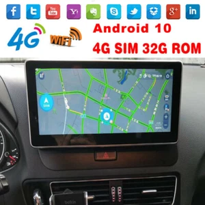 10.25" Android 10 Car GPS Radio Video player for Audi Q5 Low match Class 09-16 - Imagen 1 de 12