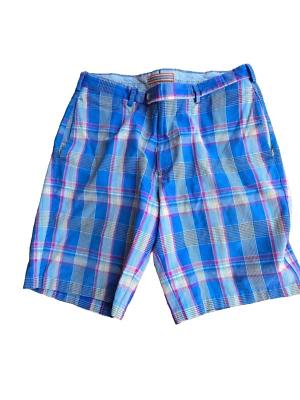 Pantalones Cortos de Golf PETER MILLAR PARA Hombre Azul/Rojo a Cuadros Talla 32 Foto 1 de 4