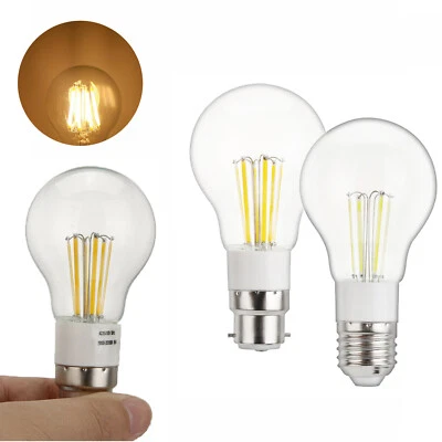 Vintage LED Edison Bulb E27 B22 3W 4W 6W Retro Home Light Lamp 12V 85-265V LE807 - Image 1 of 4