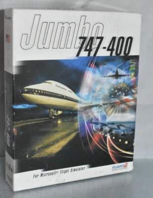 FLIGHT 1 SOFTWARE MICROSOFT FLIGHT SIMULATOR BOEING JUMBO 747-400 - Image 1 of 4