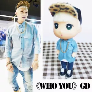 Who You Bigbang G-Drache Puppe Schlüsselanhänger Figur Anhänger GD Geschenk 13 cm Neu - Bild 1 von 3