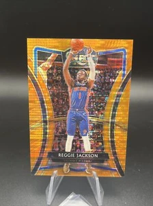 Panini Select Premier 2019-20 REGGIE JACKSON FOTL naranja neón púlsar Prizm/13 - Imagen 1 de 11