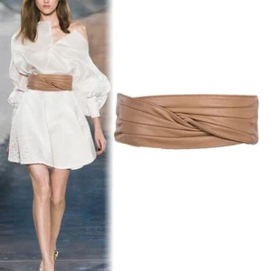 Women Waist Wide Belts Ceinture For Dress Skirt Body Shaping Luxury Fashion - Picture 1 of 10