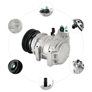 A/C Compressors+Clutch & Pulley 977011D100 for Kia Rondo 2010-2012 L4 2.4L - Imagen 1 de 16