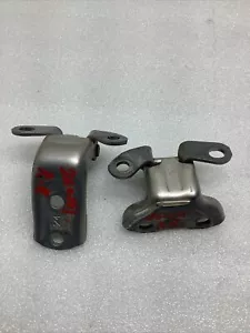 2008-2020 TOYOTA TUNDRA REAR RIGHT PASSENGER SIDE DOOR HINGE UPPER & LOWER OEM - Picture 1 of 4