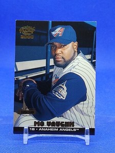 2000 Pacific Gold /199 #16 Mo Vaughn Anaheim Angels Near Mint