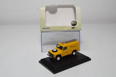 B8 1:76 OXFORD 76DEF005 LAND ROVER DEFENDER BRITISH TELECOM MIB - Immagine 1 di 4