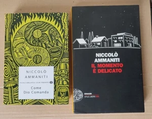 Come dio comanda + Il Momento È Delicato - Niccolò ammaniti Mondadori Einaudi  - Imagen 1 de 2