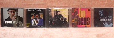Blues CD lot (5) Dion Johnny Copeland Johnny DeFrancesco Bo Keys Foto 1 de 2