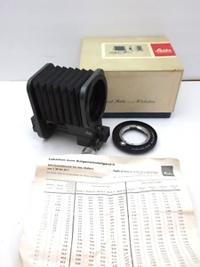 NEUWERTIG VERPACKT Leica Leitz Wetzlar Balgen + Leica M + Adapter - Bild 1 von 4