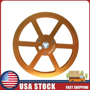 Aluminum 7in Gold Empty Take Up Reel to Reel for Pioneer 6 Hole Empty Tape Reel - Picture 1 of 3