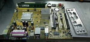 Asus M2V-MX Socket AM2 DDR2 Desktop Motherboard with AD03600IAA5DD CPU, 1GB, I/O - Picture 1 of 1