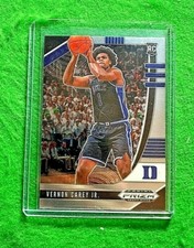 VERNON CAREY JR. PRIZM ROOKIE CARD JERSEY #1 DUKE RC HORNETS 2020 PANINI PRIZM 