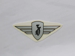 Zündapp Schriftzug Abziehbild Wasserabziehbild 56x24 mm, silber/schwarz, 69132Z - Bild 1 von 1