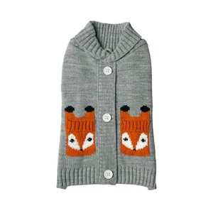 Fuchs Strickjacke | festlicher Hundepullover von Happy Pet - kuschelig, warm, stylisch, Weihnachten - Bild 1 von 3
