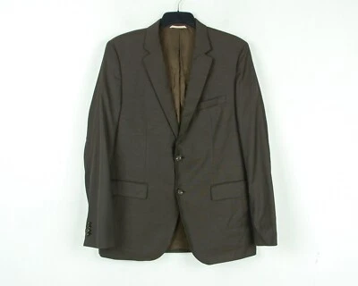 HUGO BOSS Guabello James Sharp Lana Hombre Blazer GB 42 US Chaqueta Eu 52 Coat L - Imagen 1 de 4