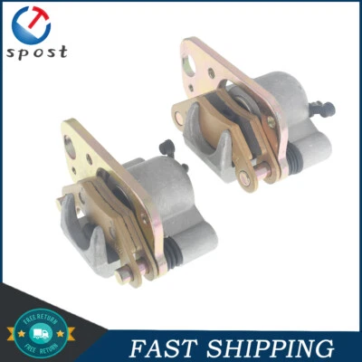 Front Brake Calipers & Pads For Polaris Trail Blazer 250 400 Trail Boss 325 330 - Image 1 of 4