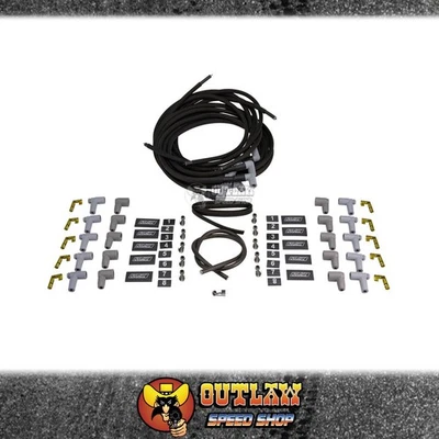 FAST SPARK PLUG WIRE SET FIREWIRE W/ SLEEVE BLACK HEI V8 - CO295-0082 - image 1 of 2
