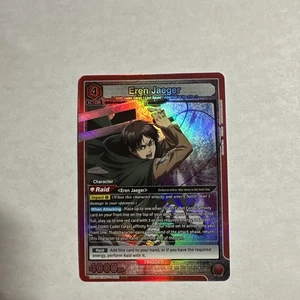 Union Arena Attack On Titan Eren Jaeger (Attack Titan) UE10BT/AOT-1-092 SR - Picture 1 of 13