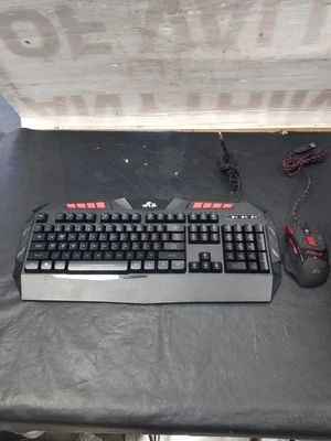 Rii RK900 7-Colors Backlit LED Gaming Keyboard & Mouse Combo - Image 1 of 4