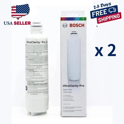 PACK 2 filtros de agua Bosch Ultra Clarity Pro BORPLFTR50 blanco #WFS200MF/WFS210MF Foto 1 de 4