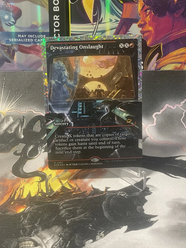Mtg Magic The Gathering  Eternities Devastating Onslaught Fracture Foil 0387 - Image 1 of 3
