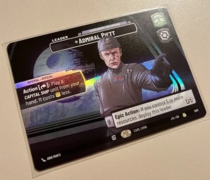 Star Wars Unlimited Showcase Leader Admiral Piett #1001 Jump to Lightspeed - Picture 1 of 2