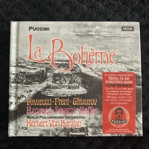 Puccini, La Boheme: Freni, Pavarotti Karajan, Ghiaurov (CD, 2008, 3-Disc Set) - Picture 1 of 6