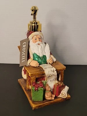 Loción o dispensador de jabón de manos Papá Noel brillo rojo vacaciones de Navidad regalo nuevo con etiquetas Foto 1 de 4